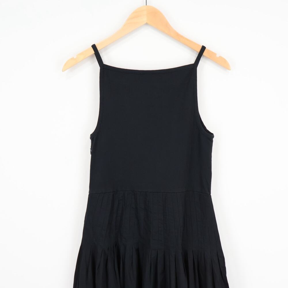 J.Crew Pintuck Mixy Midi Dress Black Size Medium NWOT - Picture 6 of 8